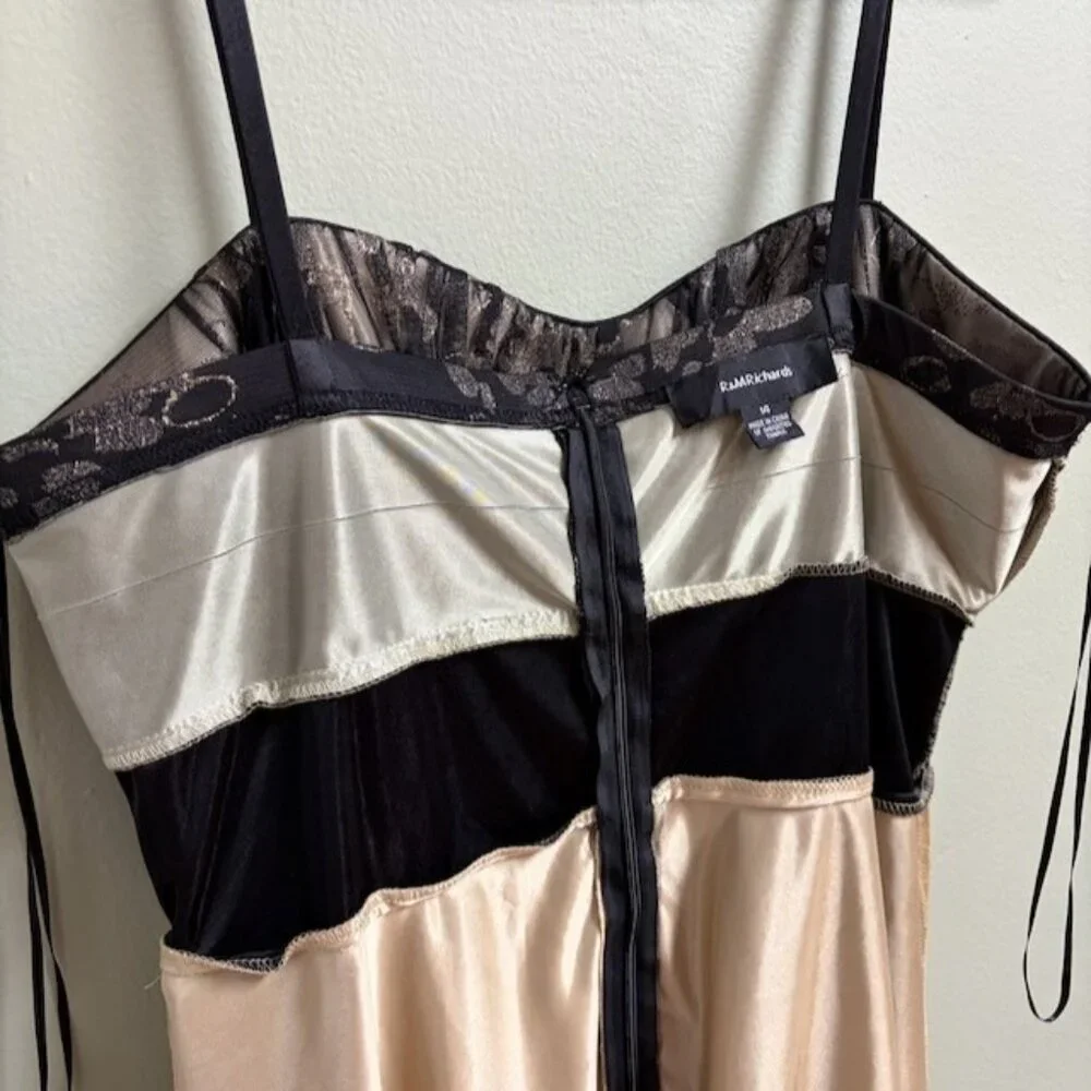 R&M Richards Women Y2K Babydoll Whimsigoth Dress Size 14 Holiday Going Out Party